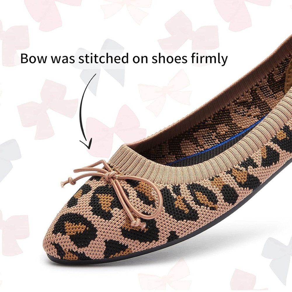 Leopard Print Ballet Flats - Picture 3 of 5